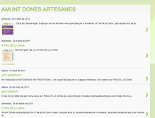 Tablet Screenshot of amuntdonesartesanes.blogspot.com
