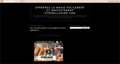 Desktop Screenshot of magie-gratuite.blogspot.com