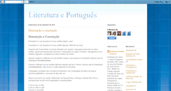 Desktop Screenshot of literaturaeportugues.blogspot.com