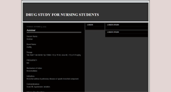 Desktop Screenshot of drugsfornursingstudents.blogspot.com