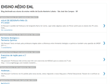 Tablet Screenshot of ensinomedioeml.blogspot.com