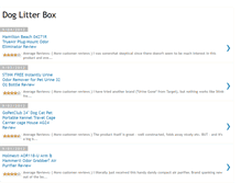 Tablet Screenshot of dog-litterbox.blogspot.com
