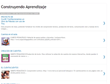 Tablet Screenshot of construyendoaprendizajepsicopedagoga.blogspot.com