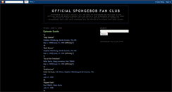 Desktop Screenshot of officialspongebobfanclub.blogspot.com