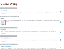 Tablet Screenshot of intuitivewriting.blogspot.com