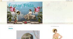 Desktop Screenshot of froeken-frida.blogspot.com