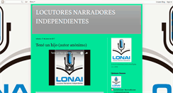 Desktop Screenshot of locutoresnarradores.blogspot.com