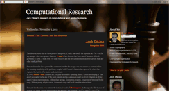 Desktop Screenshot of computeresearch.blogspot.com