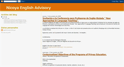 Desktop Screenshot of englishteachersofnicoya.blogspot.com