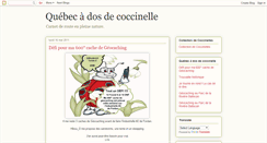 Desktop Screenshot of carnet-de-route-au-quebec.blogspot.com