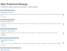 Tablet Screenshot of obat-tradisional.blogspot.com
