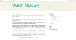 Desktop Screenshot of moto-gplive.blogspot.com