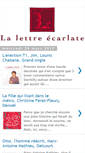Mobile Screenshot of lettreecarlate.blogspot.com