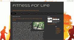 Desktop Screenshot of gofitforlife.blogspot.com