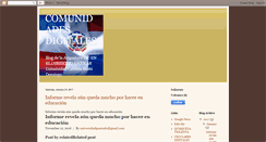 Desktop Screenshot of comunidadesdigitales.blogspot.com
