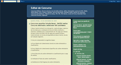 Desktop Screenshot of editaldeconcurso2010.blogspot.com