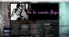 Desktop Screenshot of enlacuerdafloja-musica.blogspot.com