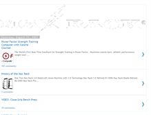 Tablet Screenshot of maxrackinc.blogspot.com