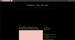 Desktop Screenshot of mythoughtfortheday.blogspot.com
