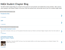 Tablet Screenshot of naeastudentchapter.blogspot.com