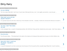 Tablet Screenshot of dirtyhairyfit.blogspot.com