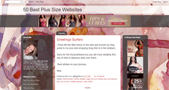 Desktop Screenshot of bestplussizewebsites.blogspot.com