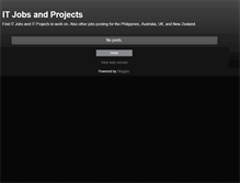 Tablet Screenshot of itjobsandprojects.blogspot.com