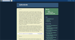 Desktop Screenshot of lydiavelarde.blogspot.com