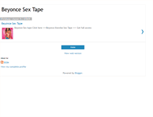 Tablet Screenshot of beyonce-knowles-sex.blogspot.com