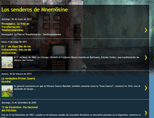 Tablet Screenshot of lossenderosdemnemosyne.blogspot.com