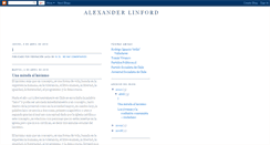 Desktop Screenshot of alexanderlinford.blogspot.com