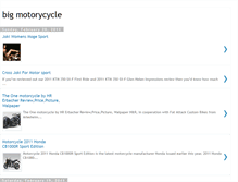 Tablet Screenshot of bigstylemotorcycles.blogspot.com