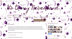 Desktop Screenshot of gotomyneverland.blogspot.com