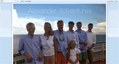 Desktop Screenshot of alexanderadventuresfamilyblog.blogspot.com