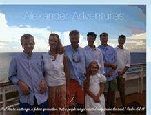 Tablet Screenshot of alexanderadventuresfamilyblog.blogspot.com