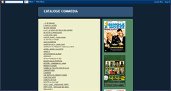 Desktop Screenshot of catalogocommedia.blogspot.com