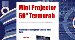 Desktop Screenshot of miniprojector.blogspot.com