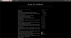 Desktop Screenshot of blogdainsomnia.blogspot.com