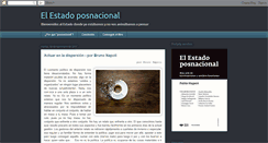 Desktop Screenshot of elestadoposnacionallibro.blogspot.com