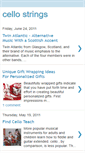 Mobile Screenshot of cellostrings.blogspot.com