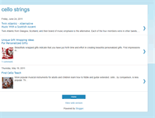 Tablet Screenshot of cellostrings.blogspot.com