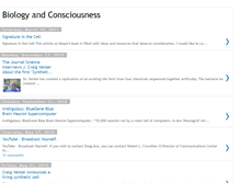 Tablet Screenshot of biologyandconsciousness.blogspot.com