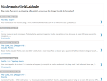 Tablet Screenshot of mademoiselleetlamode.blogspot.com