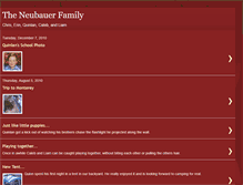 Tablet Screenshot of neubauerfamily.blogspot.com