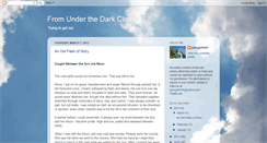 Desktop Screenshot of fromunderthedarkcloud.blogspot.com