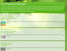 Tablet Screenshot of preschoolscientist.blogspot.com