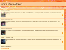 Tablet Screenshot of bines-stempeltraum.blogspot.com