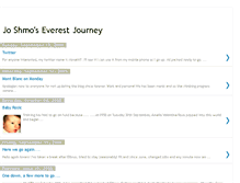 Tablet Screenshot of joshmoclimbseverest.blogspot.com