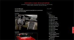 Desktop Screenshot of designcarswallpaper.blogspot.com