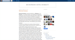 Desktop Screenshot of businesssitedirect.blogspot.com